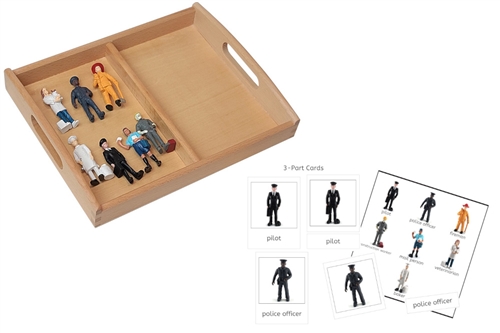 People at Work - Models with 2-Compartment Tray and PDF Cards
