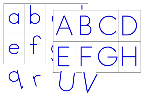 Movable Alphabet (Print, Blue, PDF)