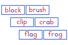 Phonetic Word Cards (Blue, PDF)