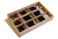 IFIT Montessori: Black and White Bead Bars (10 Sets, N Beads)