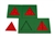 IFIT Montessori: Wood Triangles: 4 Plates