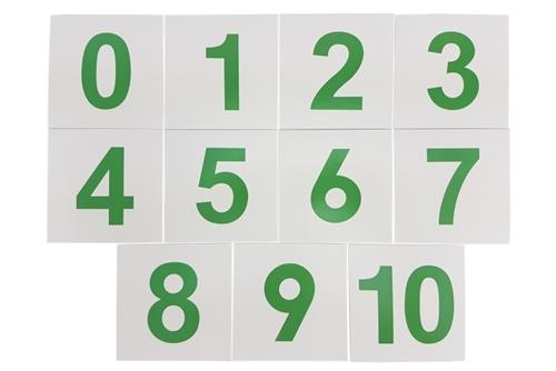 IFIT Montessori: 0-10 Number Cards