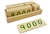 IFIT Montessori: Small Wooden Number Cards with Box (1-9000)