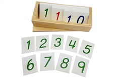 IFIT Montessori: Small Number Cards 1-9000, laminated