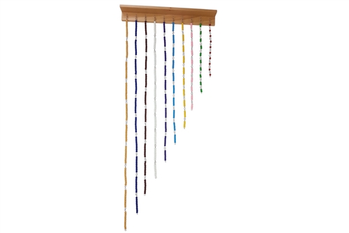 IFIT Montessori: Times Table Bead Chains with Wall Frame (C Beads)