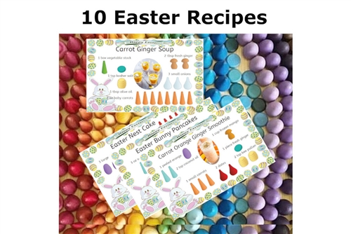 Mandala Recipe Cards - 10 Easter Recipes (PDF)
