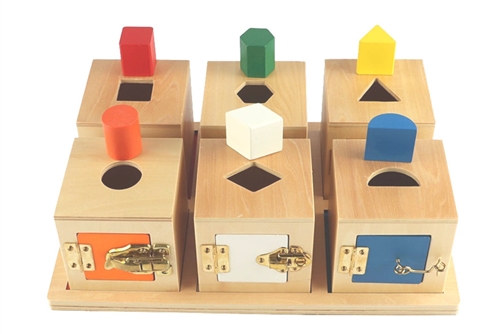 IFIT Montessori: Lock Boxes - Set of 6