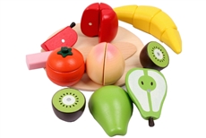 Wooden Magnetic Fruit Cutting Set