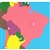 Brazil - Puzzle Piece of South America
