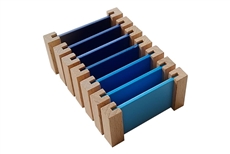 IFIT Montessori: Blue Color Tablets for the Third Box of Color Tablets