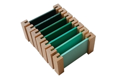 IFIT Montessori: Green Color Tablets for the Third Box of Color Tablets