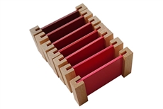 IFIT Montessori: Red Color Tablets for the Third Box of Color Tablets