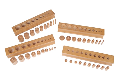 IFIT Montessori: Cylinder Blocks - Set of 4