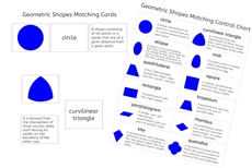 Geometric Shapes Matching Cards (PDF)