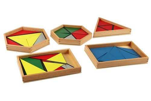 IFIT Montessori: Constructive Triangles (Clearance) - 5 Boxes