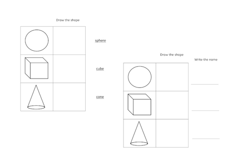 Geometric Solids Worksheets (PDF)