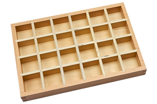 IFIT Montessori: 24-Compartment Tray