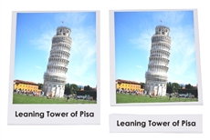 IFIT Montessori: Famous Landmarks 3-Part Cards
