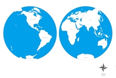 IFIT Montessori: Labeled World Parts Control Map