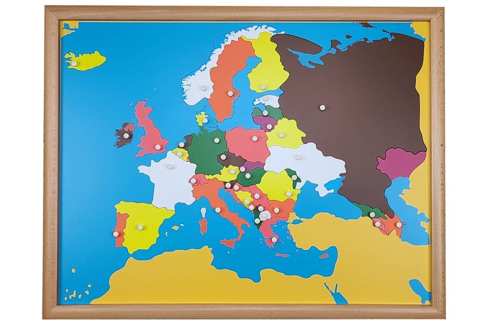Puzzle Map of Europe - IFIT Montessori