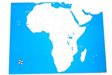 IFIT Montessori: Unlabeled Africa Control Map