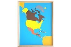 IFIT Montessori: Puzzle Map of North America