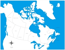 IFIT Montessori: Labeled Canada Control Map