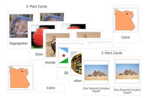 Africa 3-Part Cards Bundle (PDF)