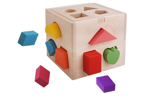 Colored Shape Sorting Cube