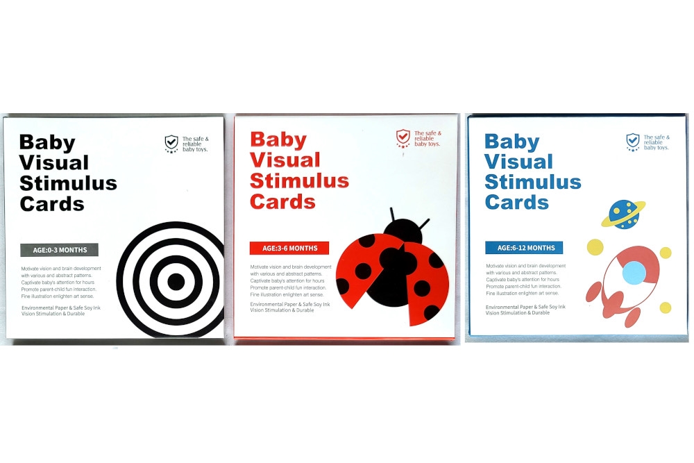 Black&white&red Infant Visual Stimulation Cards, Newborn Flashcards, Early  Education, Visual Training For Babies, Children Cards