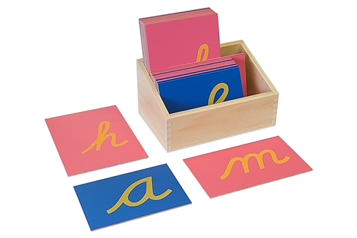 IFIT Montessori: Lower Case Sandpaper Letters, Cursive