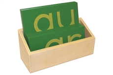 IFIT Montessori: Lower Case Sandpaper Double Letters, Print