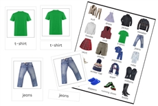Clothing 3-Part Cards (PDF)