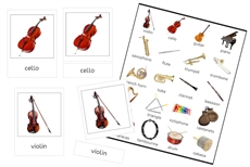 Musical Instruments 3-Part Cards (PDF)