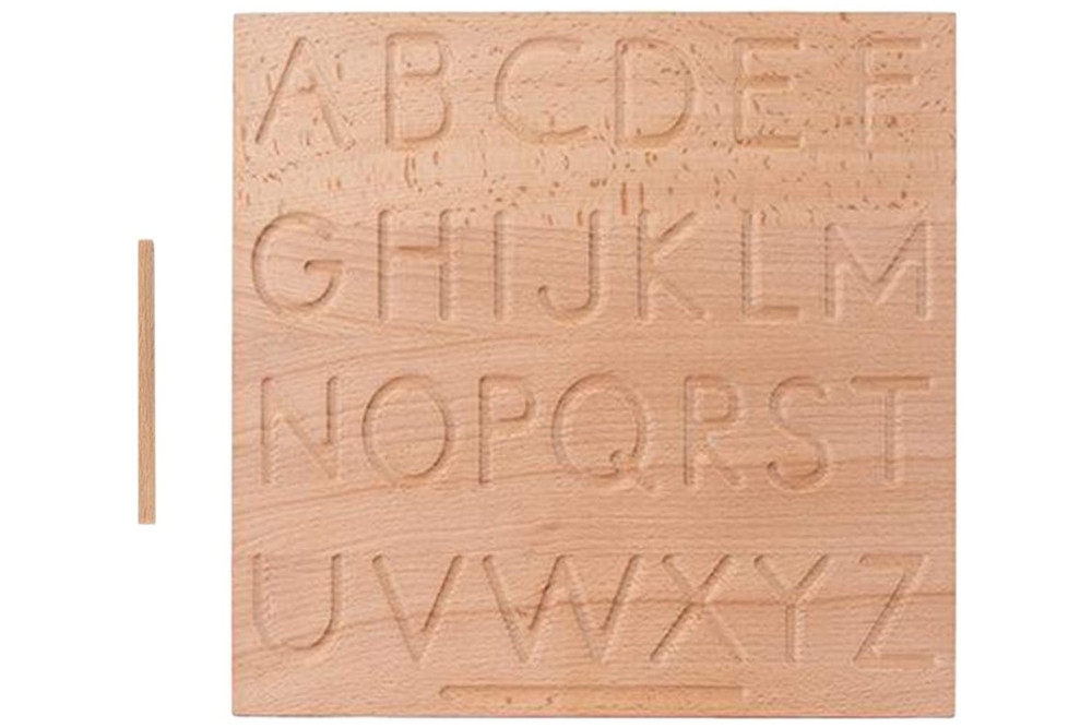 Wooden Alphabet Tracing Board