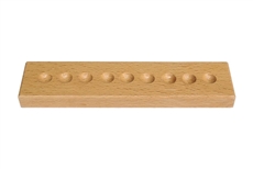 IFIT Montessori: Nine-Unit Tray for Beads
