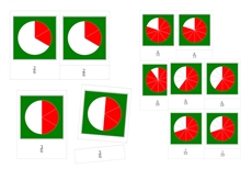 Fraction Circles 3-Part Cards (PDF)