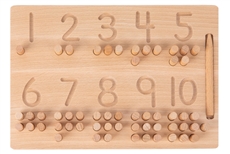 1-10 Number Tracing and Counting Board