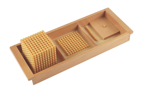 IFIT Montessori: Introduction to Decimal Quantity with Tray (C Beads)
