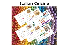 Mandala Recipe Cards - Italian Cuisine (PDF)