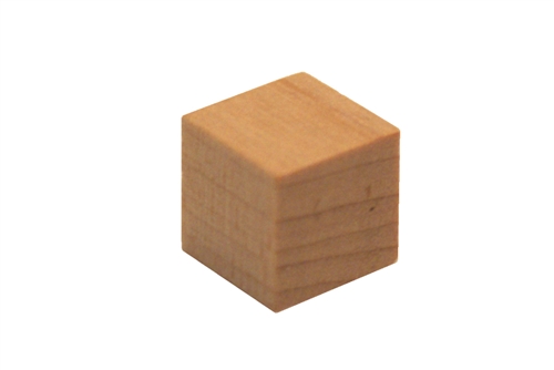 Smallest Natural Wood Cube