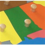 IFIT Montessori: Alabama - Puzzle Piece of USA (Wood Knob)