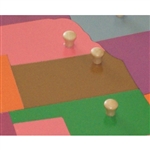 IFIT Montessori: Kansas - Puzzle Piece of USA (Wood Knob)