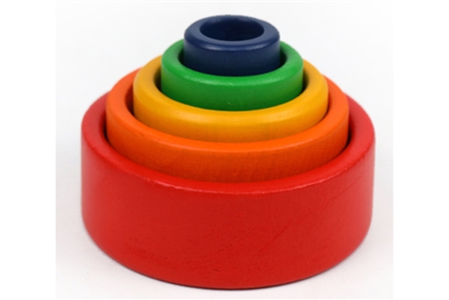 Large Wooden Rainbow Stacker Bundle (5 sets)