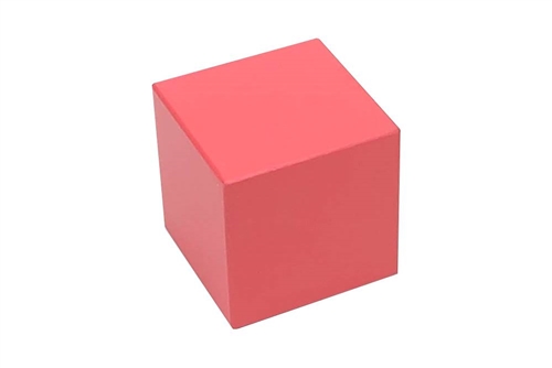 1x1 Cm Pink Cubes, Montessori Pink Smallest Cube, Pink Cube Replacement,  Montessori Material, Set of 6 Pink Cubes, Cube for the Pink Tower 