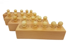 IFIT Montessori: Knobbed Cylinder Blocks (Mini)