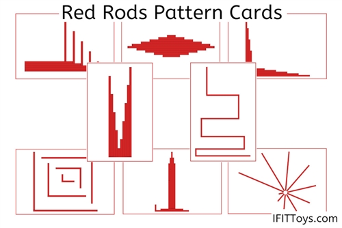 Red Rods Pattern Cards (PDF)