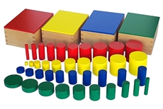 IFIT Montessori: Knobless Cylinders - Set of 4