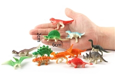 12 Dinosaur Miniatures Set