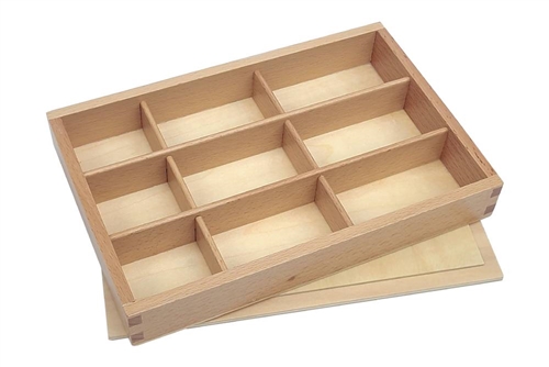 IFIT Montessori: 9-Compartment Bead Box